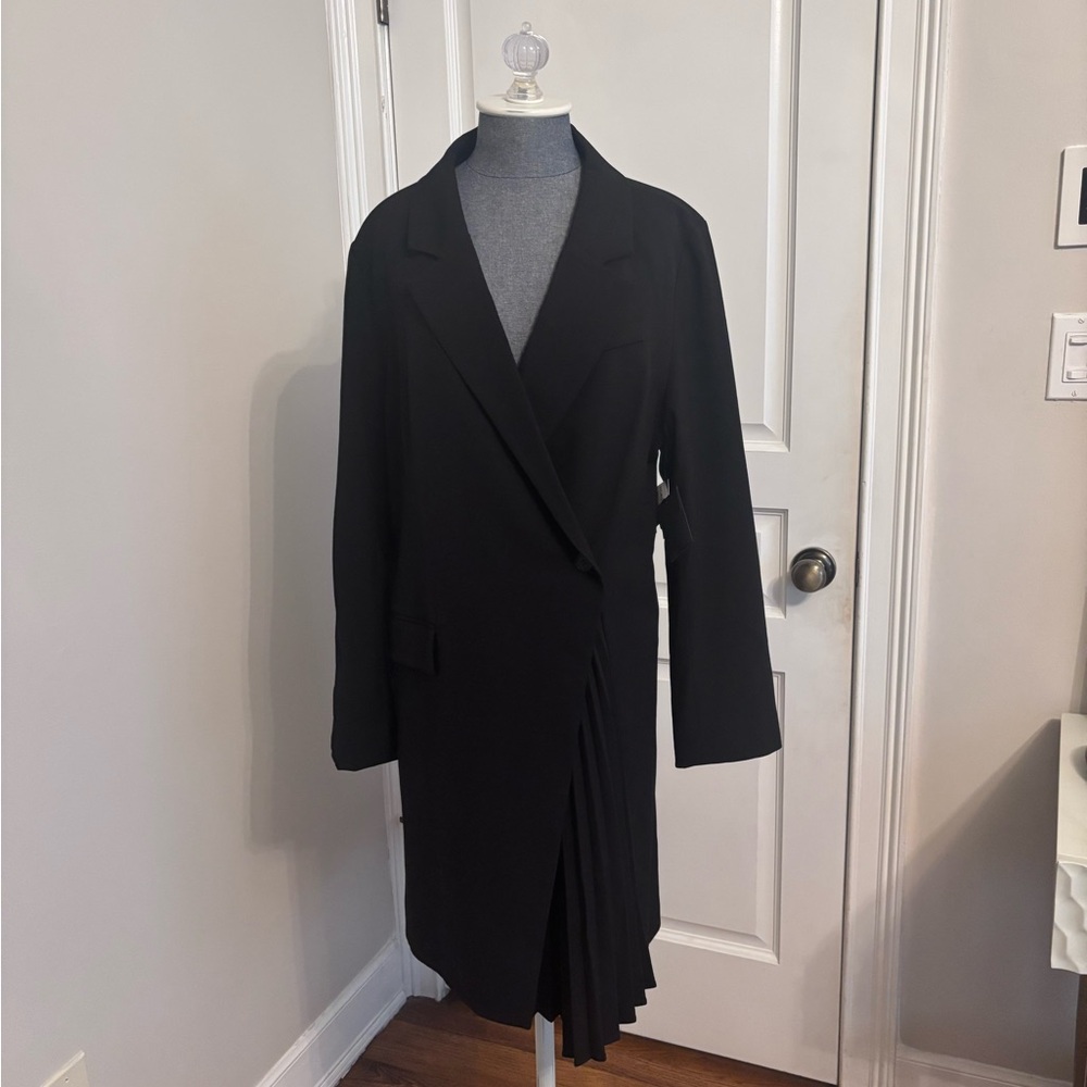 Halogen Black Wrap Dress